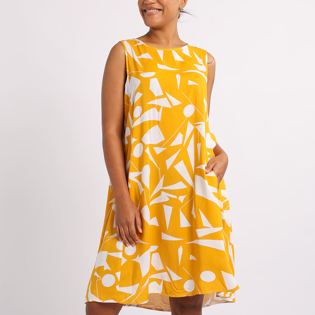 ALORA LADIES PRINTED DRESS