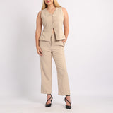 LADIES ALORA STONE WAISTCOAT