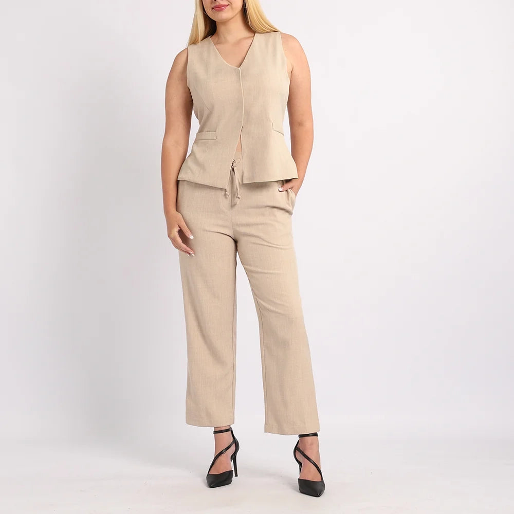 LADIES ALORA STONE WAISTCOAT