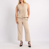 LADIES ALORA STONE WAISTCOAT
