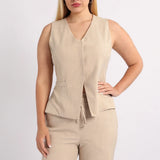 LADIES ALORA STONE WAISTCOAT