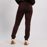 LADIES ALORA CHOC BASIC TRACK PANTS