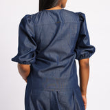 LADIES DENIM BLOUSE