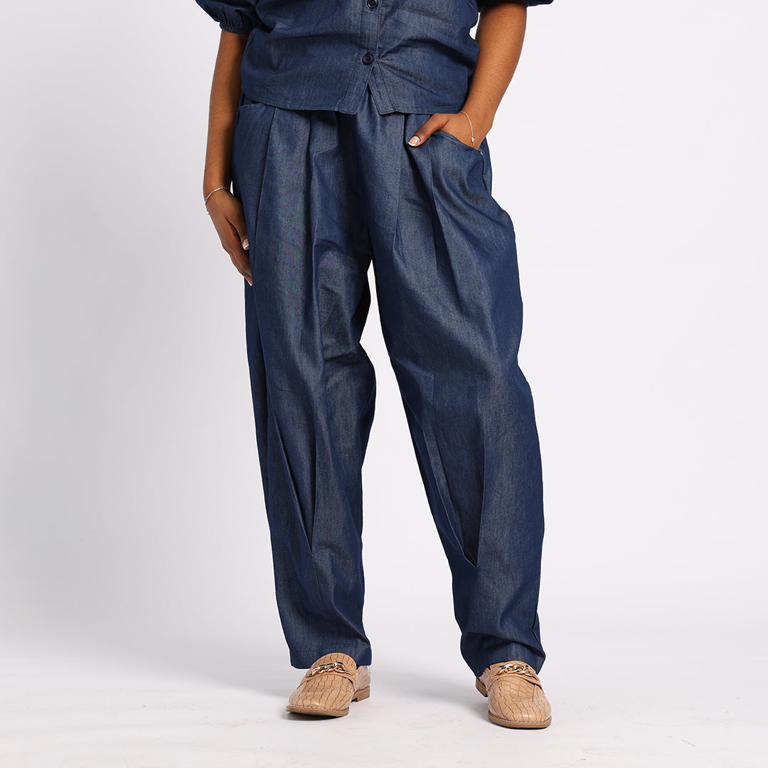 LADIS DENIM PANTS