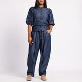 LADIES DENIM BLOUSE