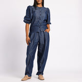 LADIS DENIM PANTS