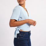 LADIES ALORA BLUE CROSS OVER TOP