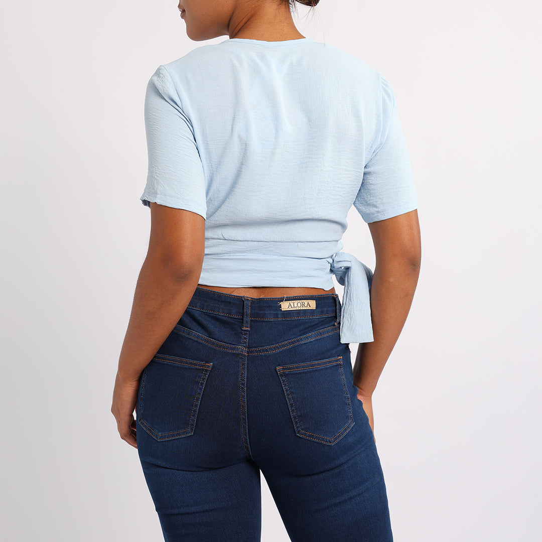 LADIES ALORA BLUE CROSS OVER TOP