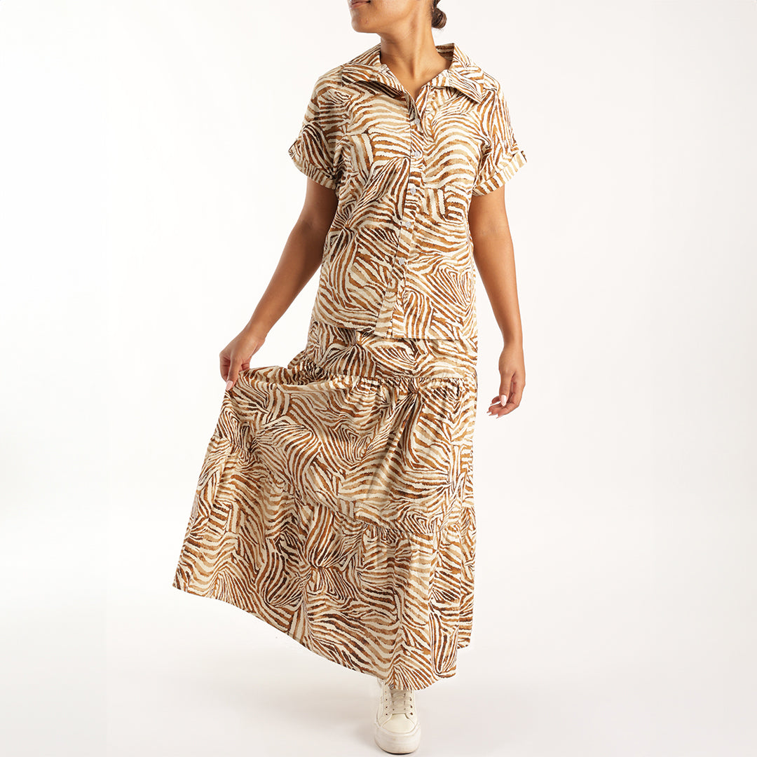 ALORA LADIES PRINTED SHIRT