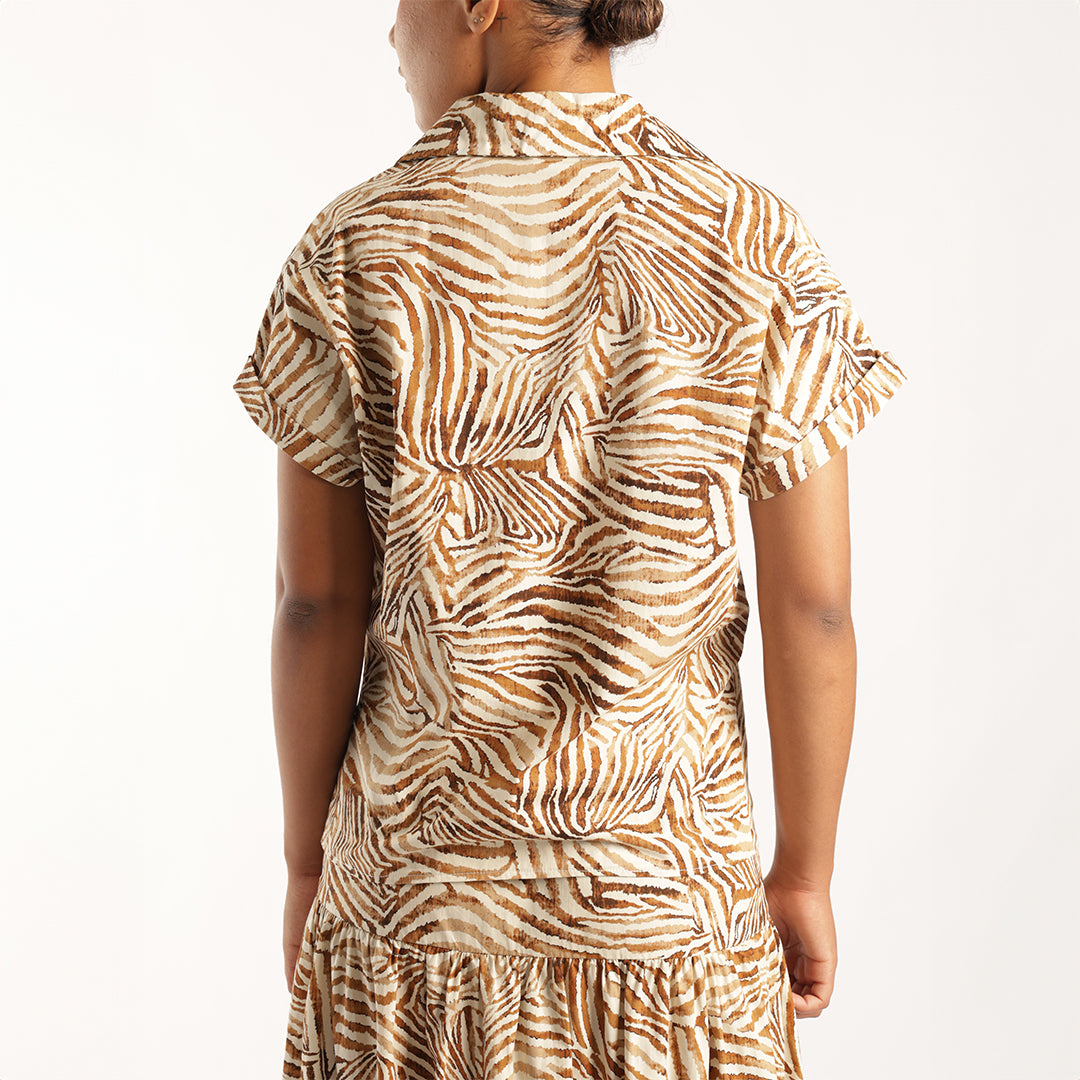 ALORA LADIES PRINTED SHIRT