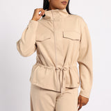 DRAWSTRING JACKET