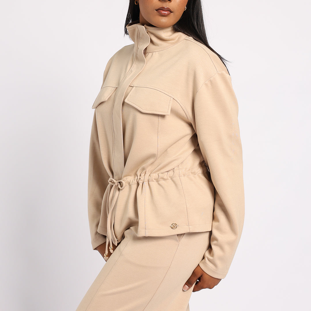 DRAWSTRING JACKET