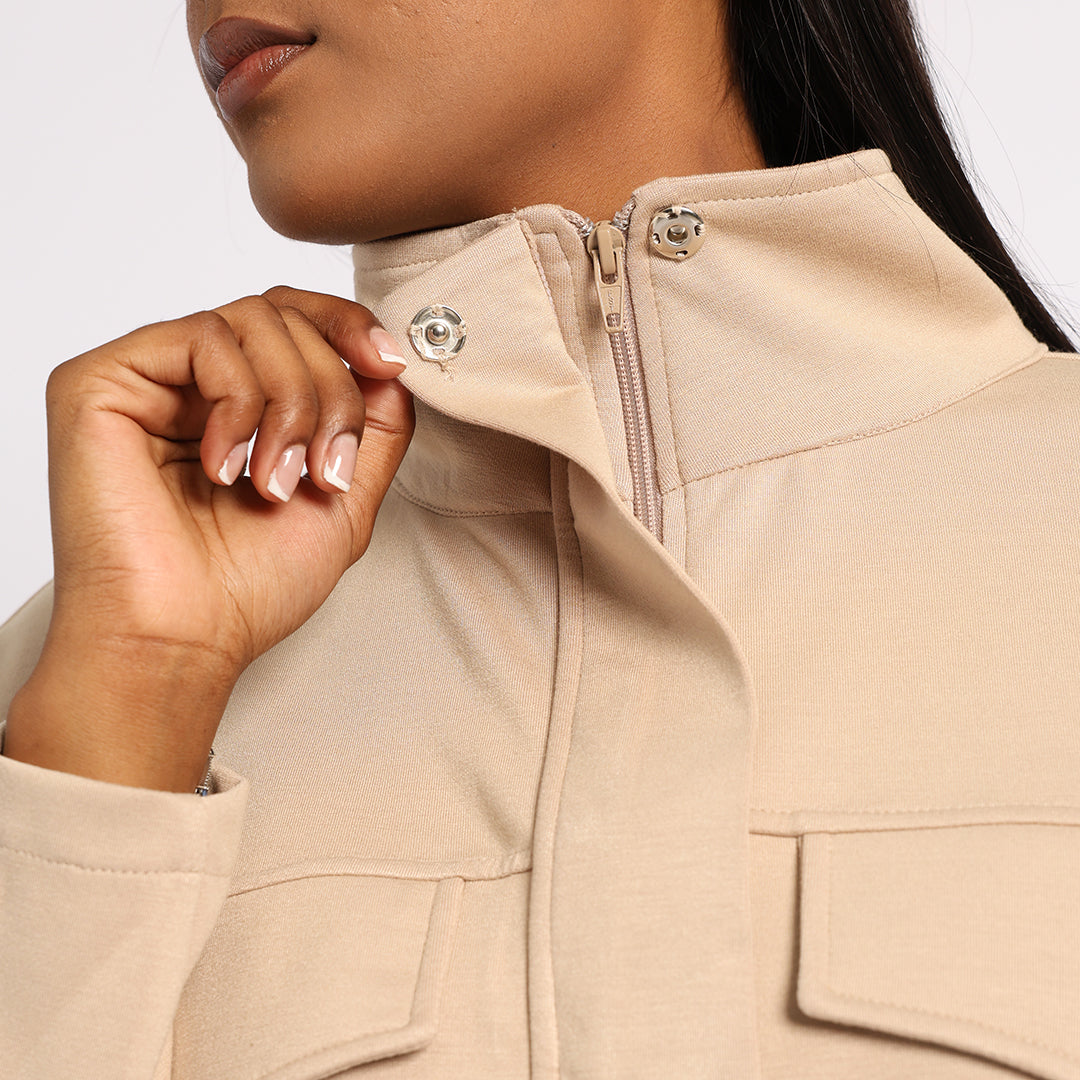 DRAWSTRING JACKET