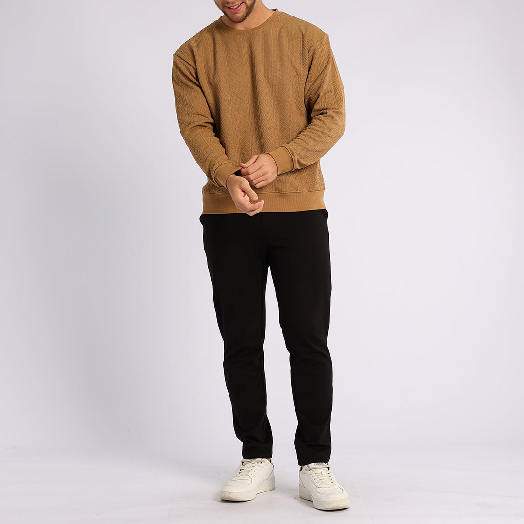 Stone Jacquard Sweater
