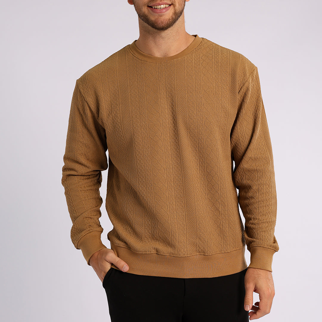 Stone Jacquard Sweater