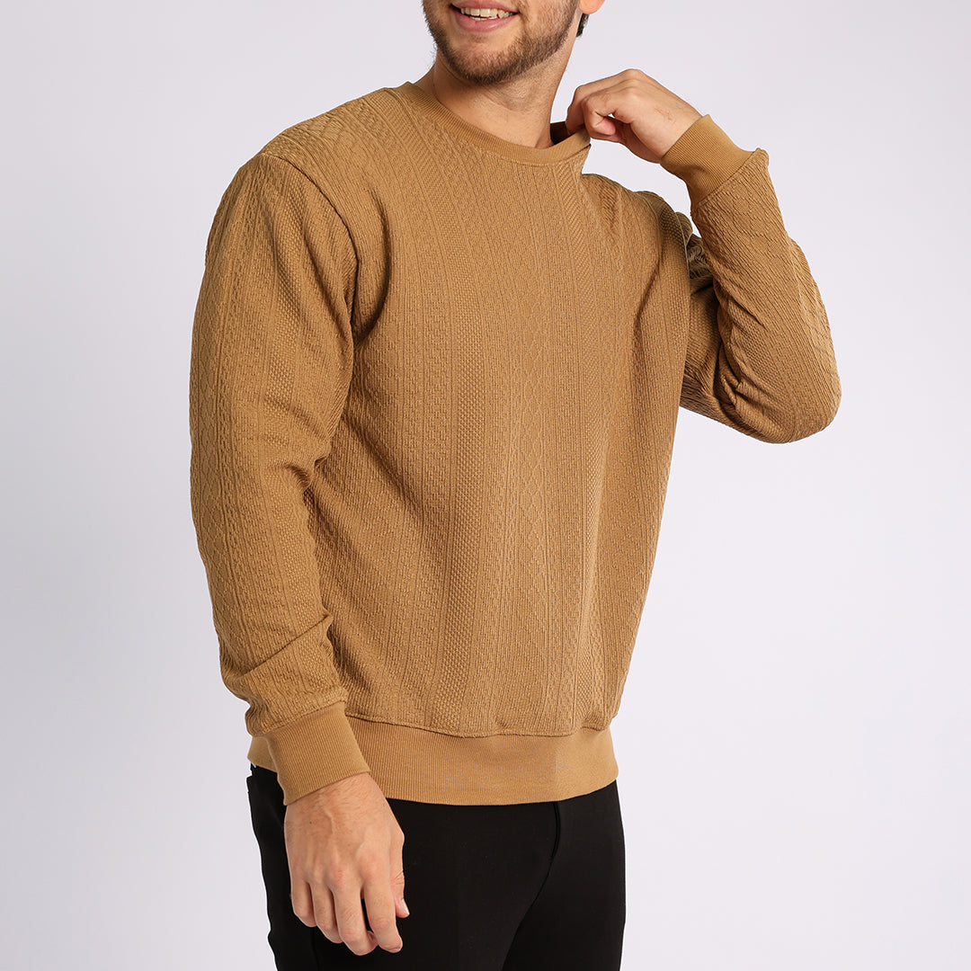 Stone Jacquard Sweater