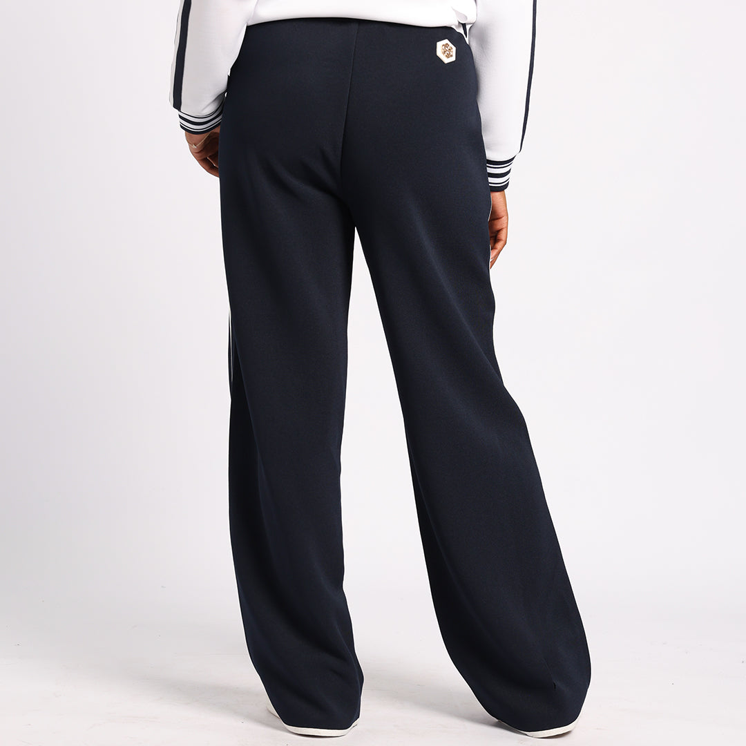NAVY WIDE LEG PANTS