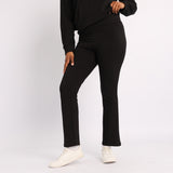 BLACK STRAIGHT LEG PANT