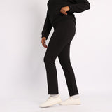 BLACK STRAIGHT LEG PANT