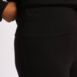 BLACK STRAIGHT LEG PANT