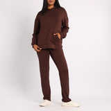 LONG SLEEVE SWEATER WITH KANGAROO POCKETS