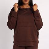 LONG SLEEVE SWEATER WITH KANGAROO POCKETS