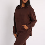 LONG SLEEVE SWEATER WITH KANGAROO POCKETS