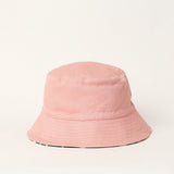 GIRLS TRB NAVY &amp; PINK FLORAL REVERSIBLE HAT