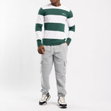 LT.GREY BRUSHED FLEECE UTILITY JOGGER