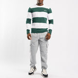 GREEN STRIPE L/S T-SHIRT