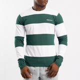 GREEN STRIPE L/S T-SHIRT