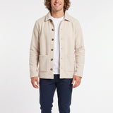 MENS ZAFF STONE SHACKET WITH BUTTONS