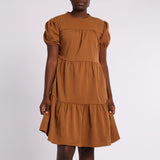 LADIES ALORA TBC PLAIN TIERED DRESS
