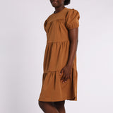 LADIES ALORA TBC PLAIN TIERED DRESS