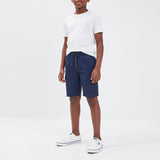 NAVY WOVEN SHORT