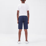 NAVY WOVEN SHORT