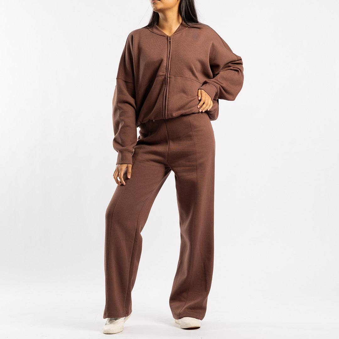 BROWN WIDE LEG PANT