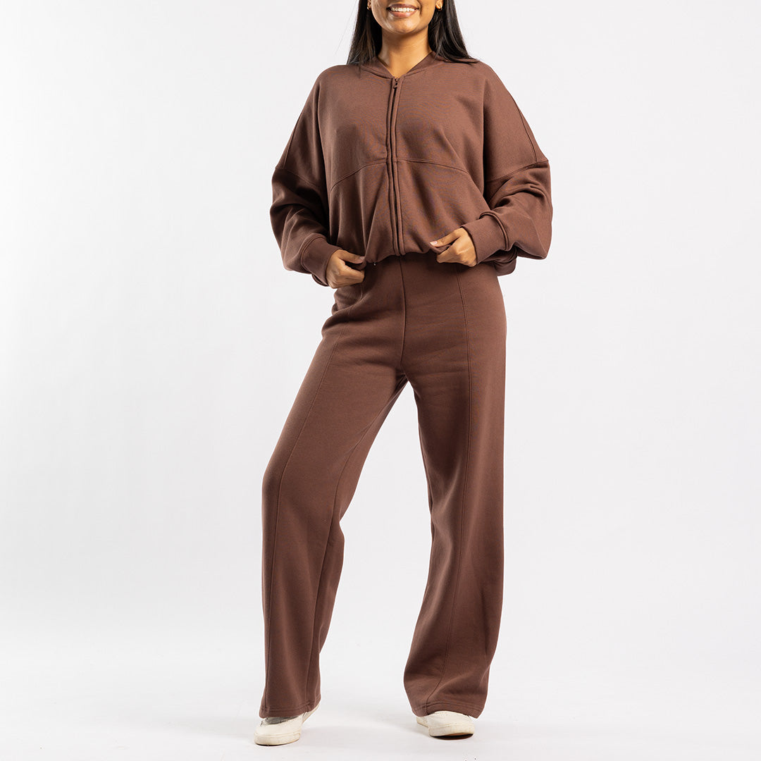 BROWN LONG SLEEVE JACKET