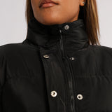 BLACK PUFFER JACKET