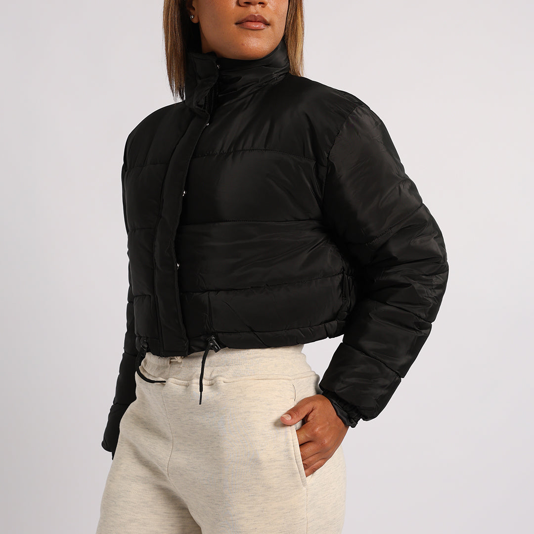 BLACK PUFFER JACKET