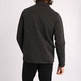 BLACK MELTON SHACKET (ASYMETRIC POCKET)