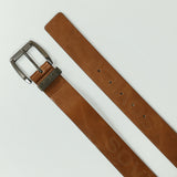 BROWN PU BELT (EMBOSS BRANDING)