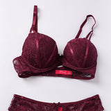 PURPLE LACE BRA