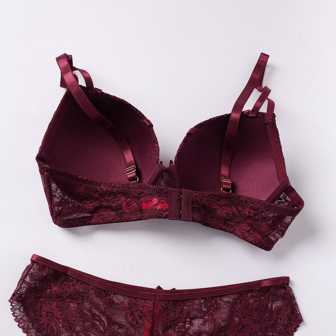 PURPLE LACE BRA