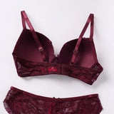 PURPLE LACE BRA