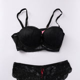 BLACK LACE BRA