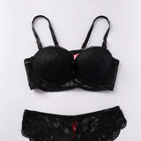 BLACK LACE BRA