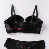 BLACK LACE BRA