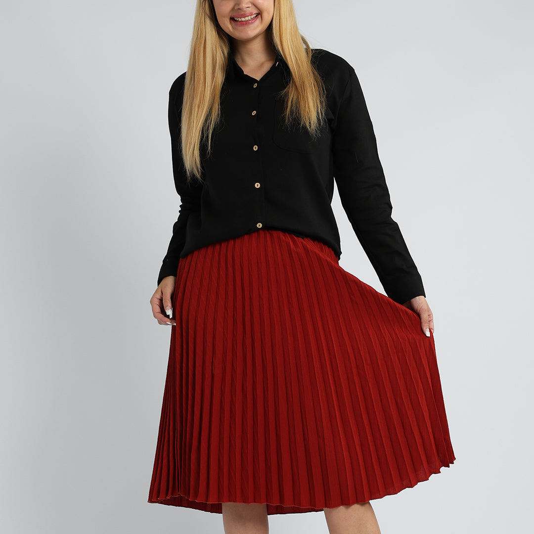 LADIES RUST SKIRT