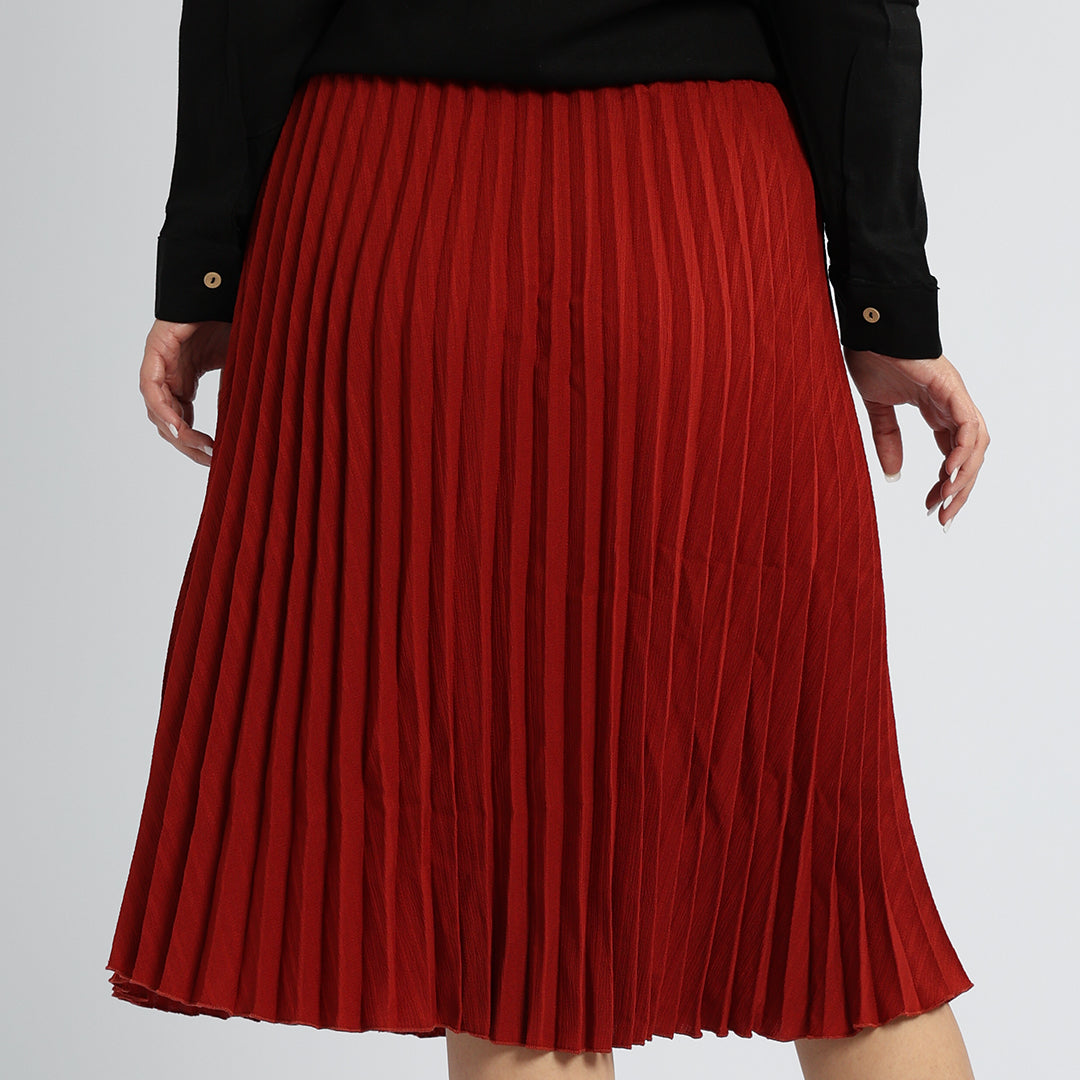 LADIES RUST SKIRT